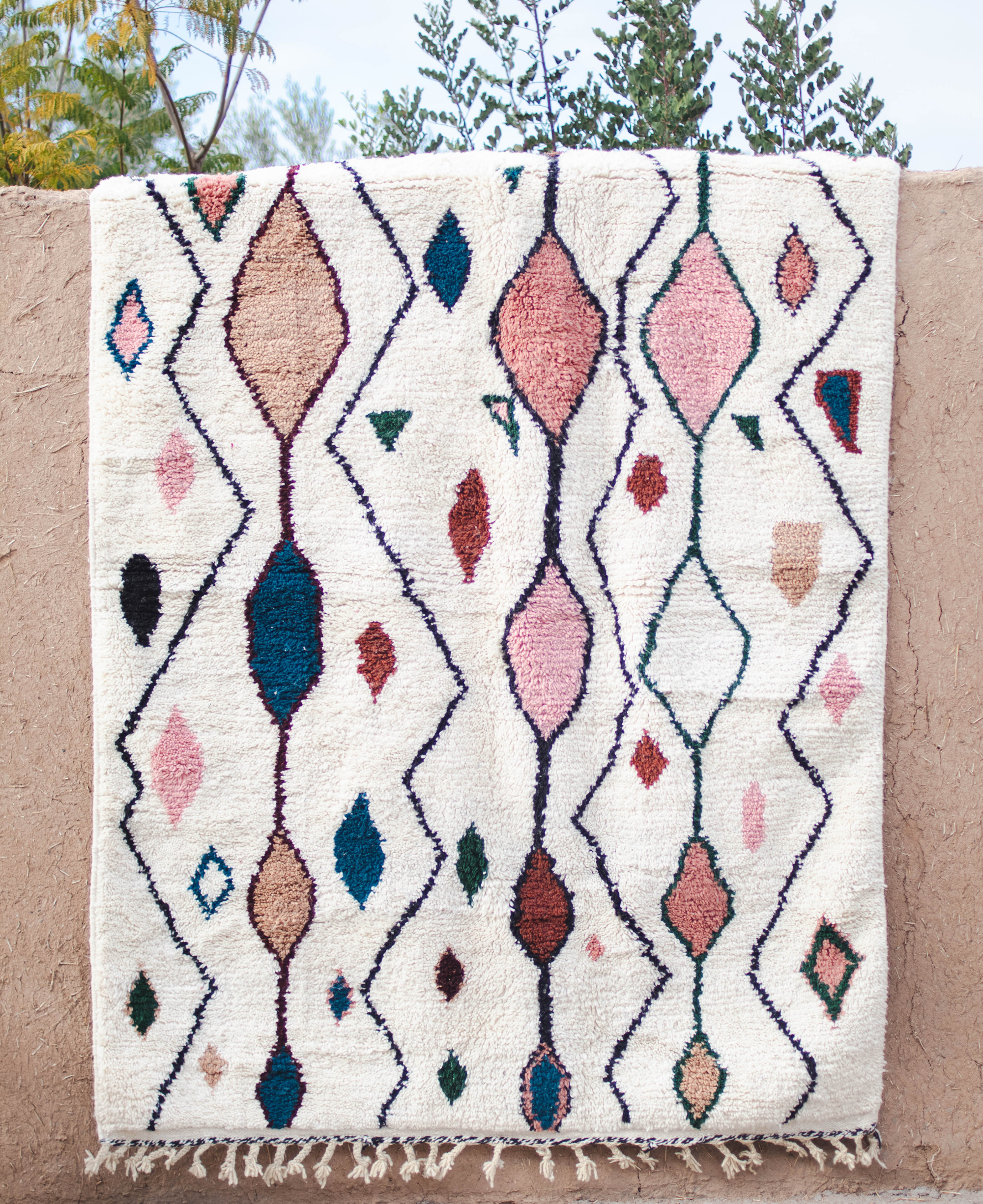 Moroccan Berber Beni Ourain Rug