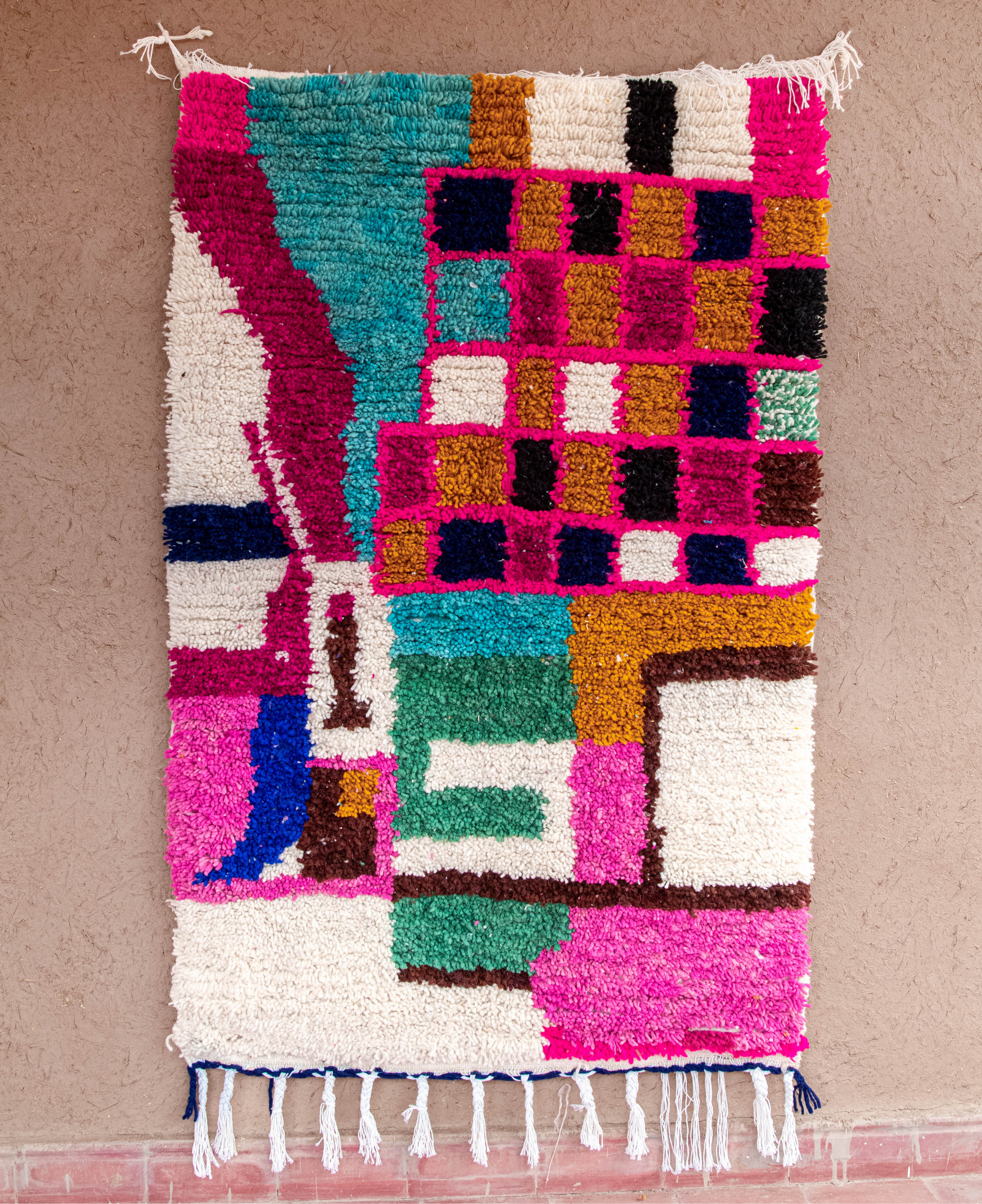 Moroccan Berber Beni Ourain Rug
