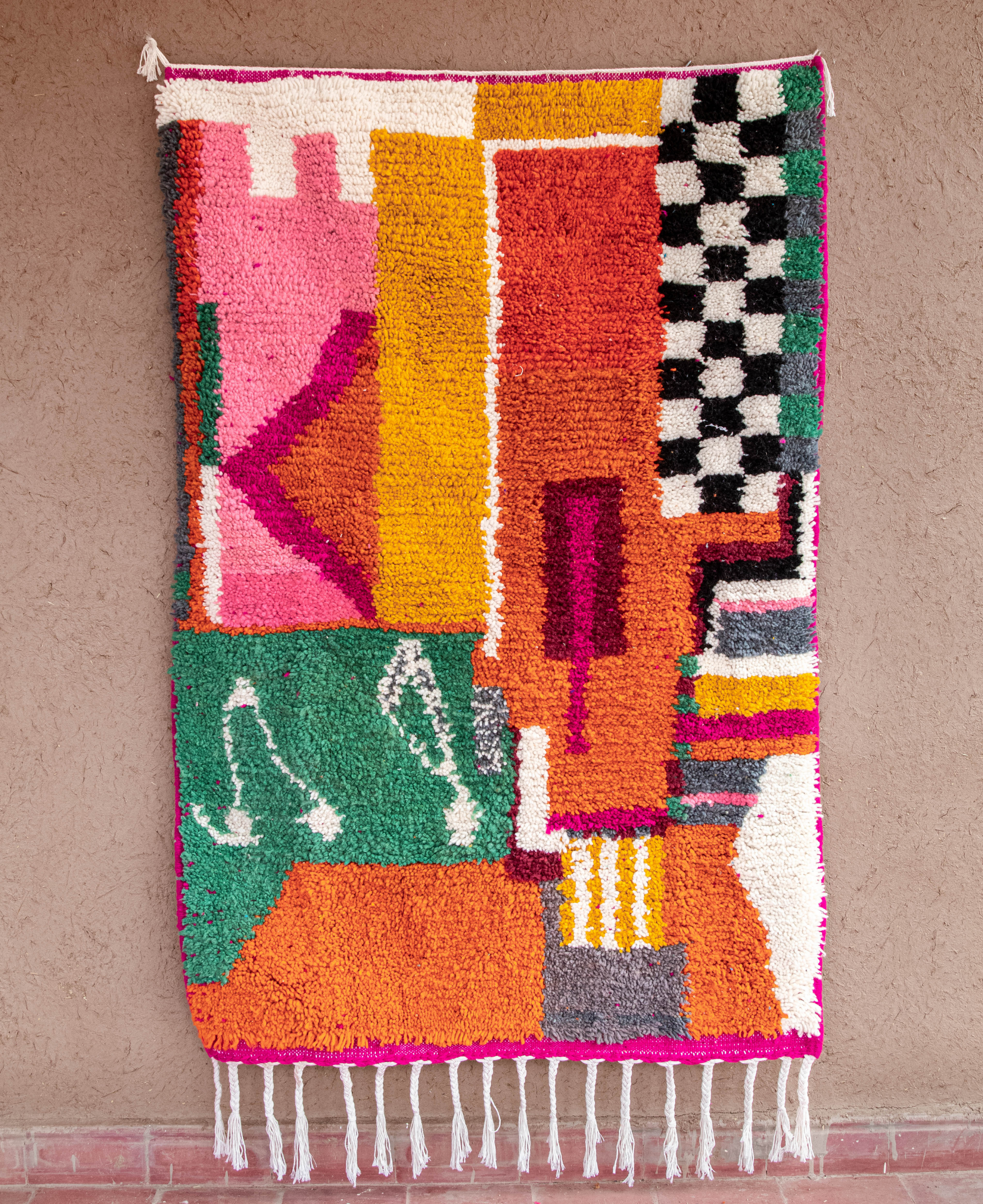 Moroccan Berber Beni Ourain Rug