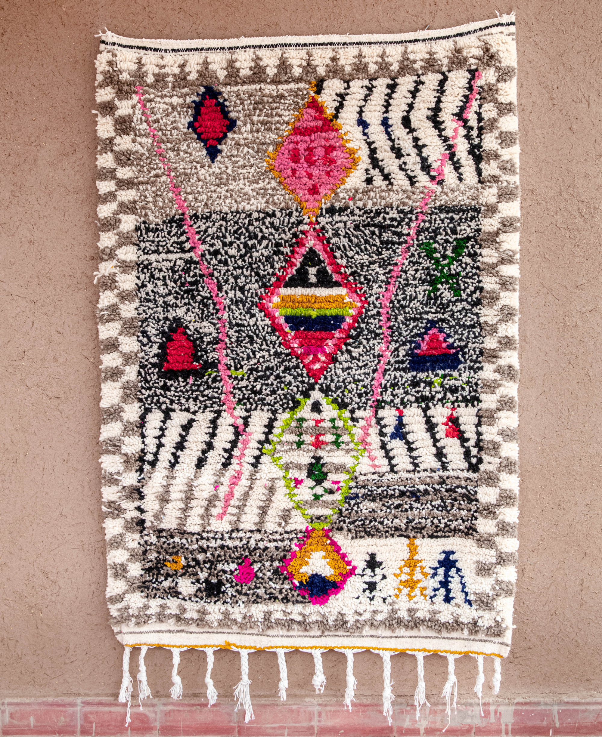 Moroccan Berber Beni Ourain Rug