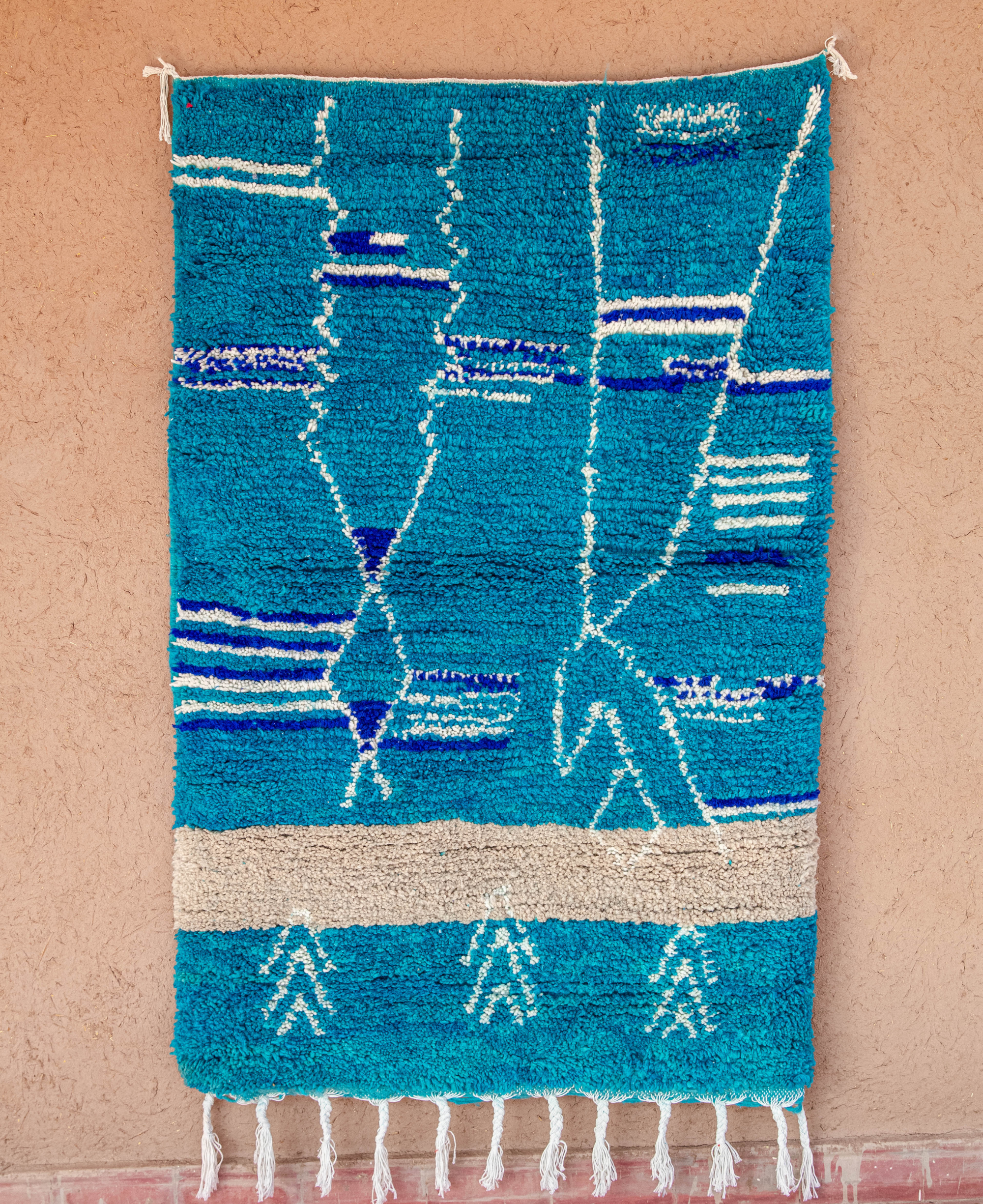 Moroccan Berber Beni Ourain Rug