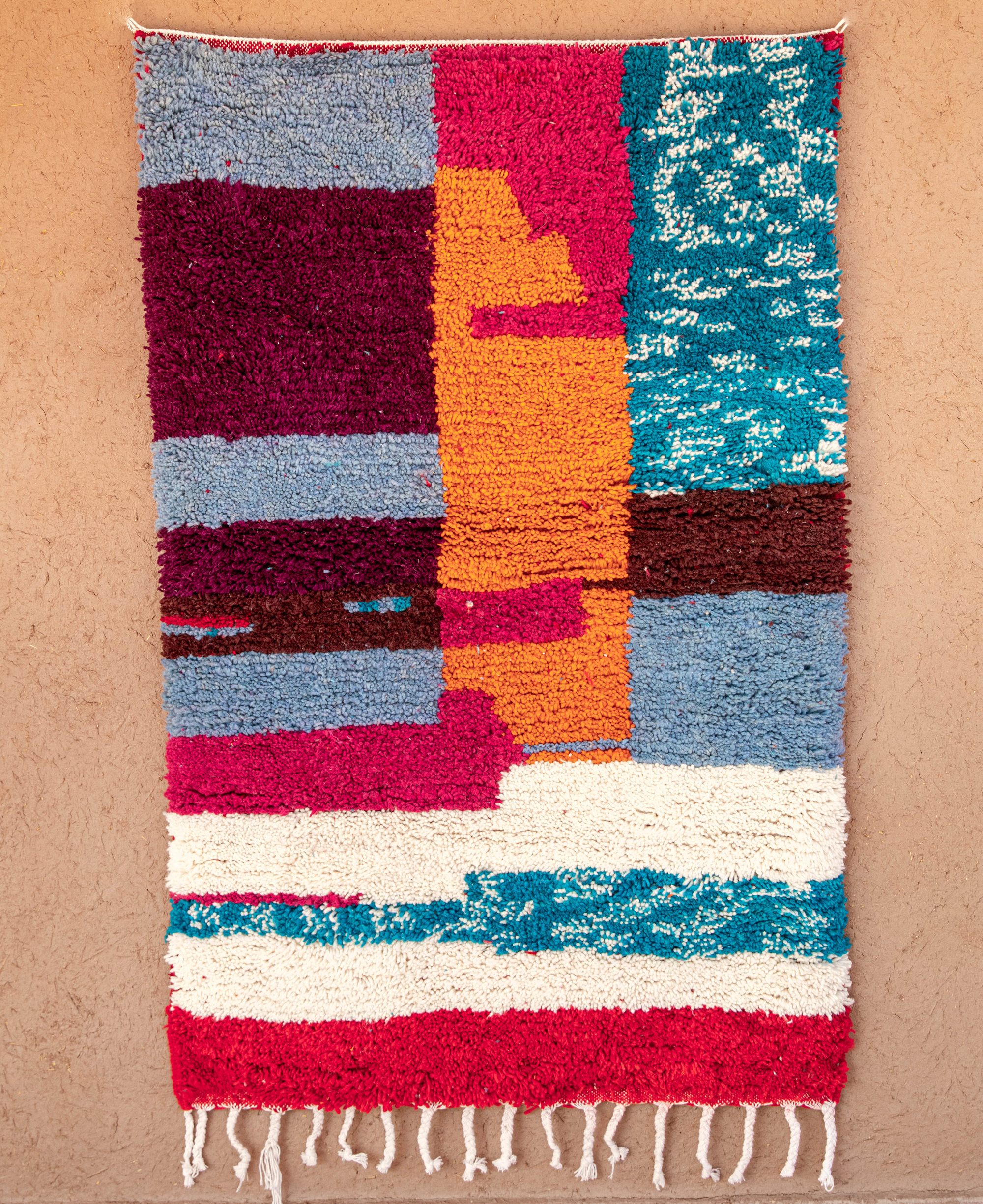 Moroccan Berber Beni Ourain Rug