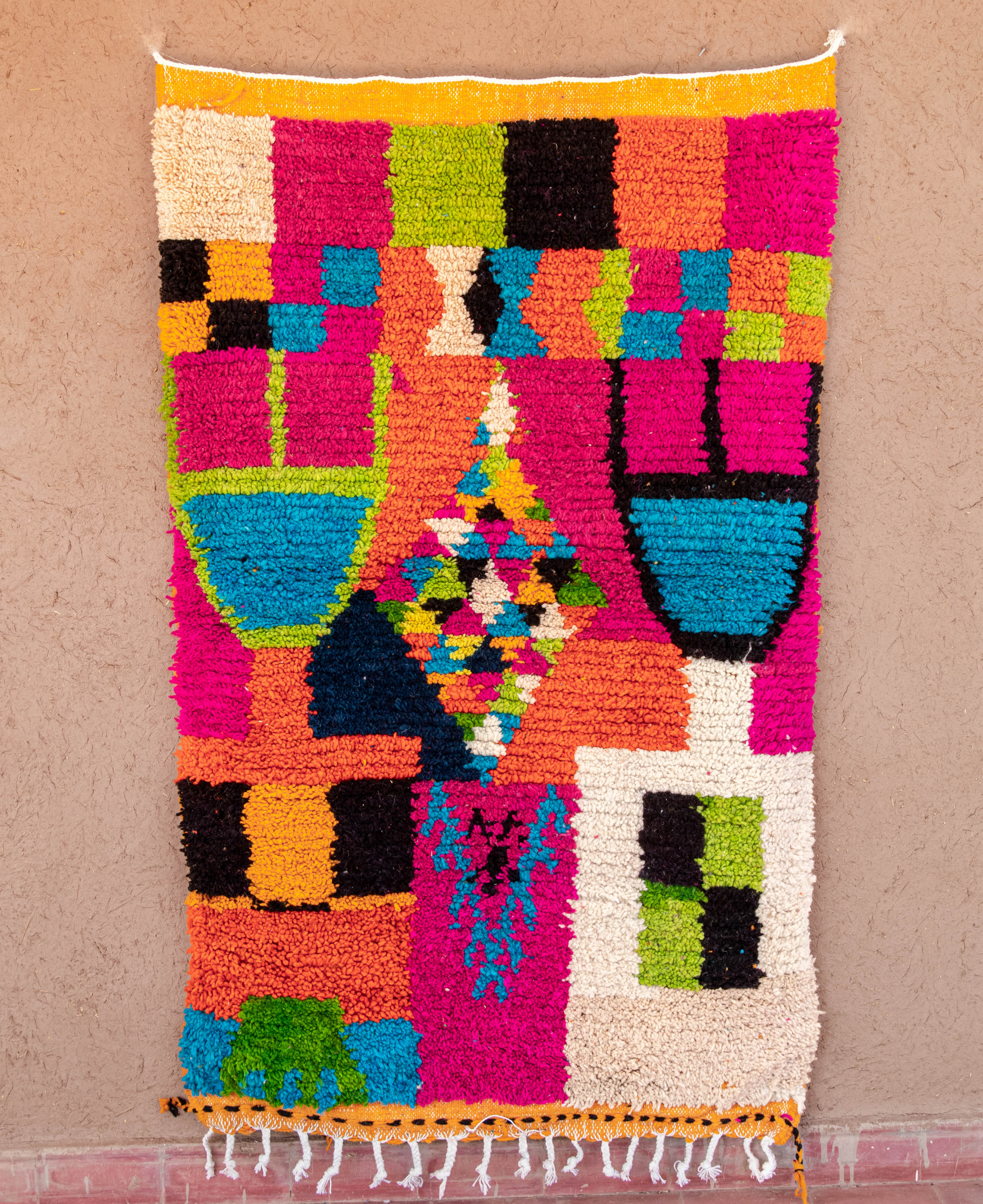 Moroccan Berber Beni Ourain Rug
