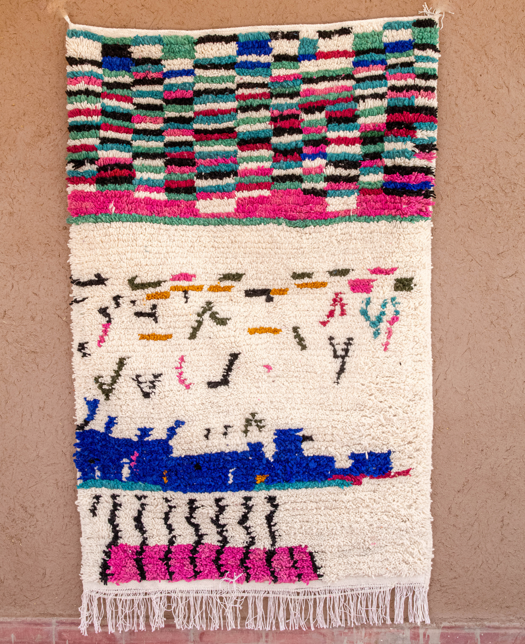 Moroccan Berber Beni Ourain Rug