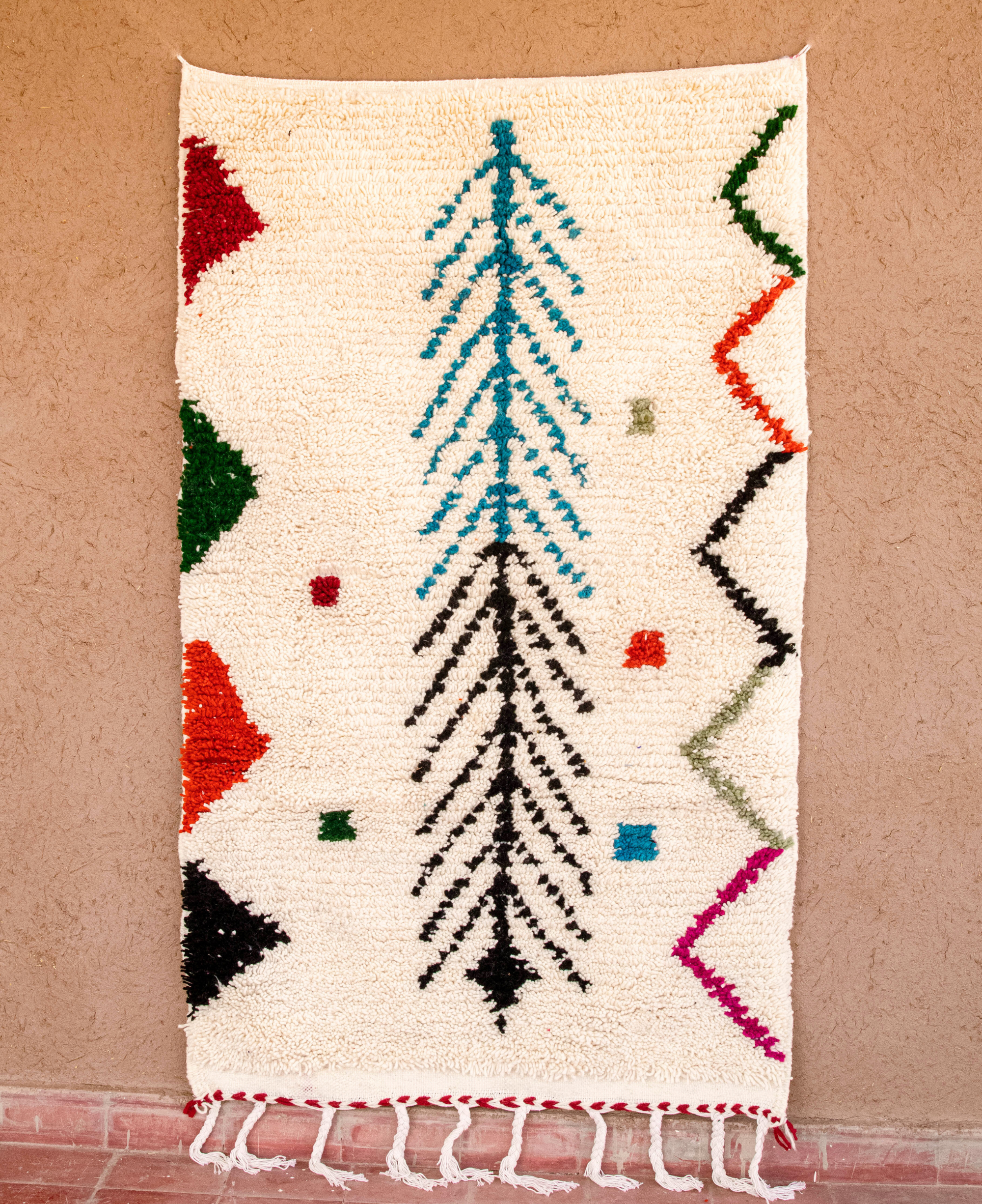 Moroccan Berber Beni Ourain Rug