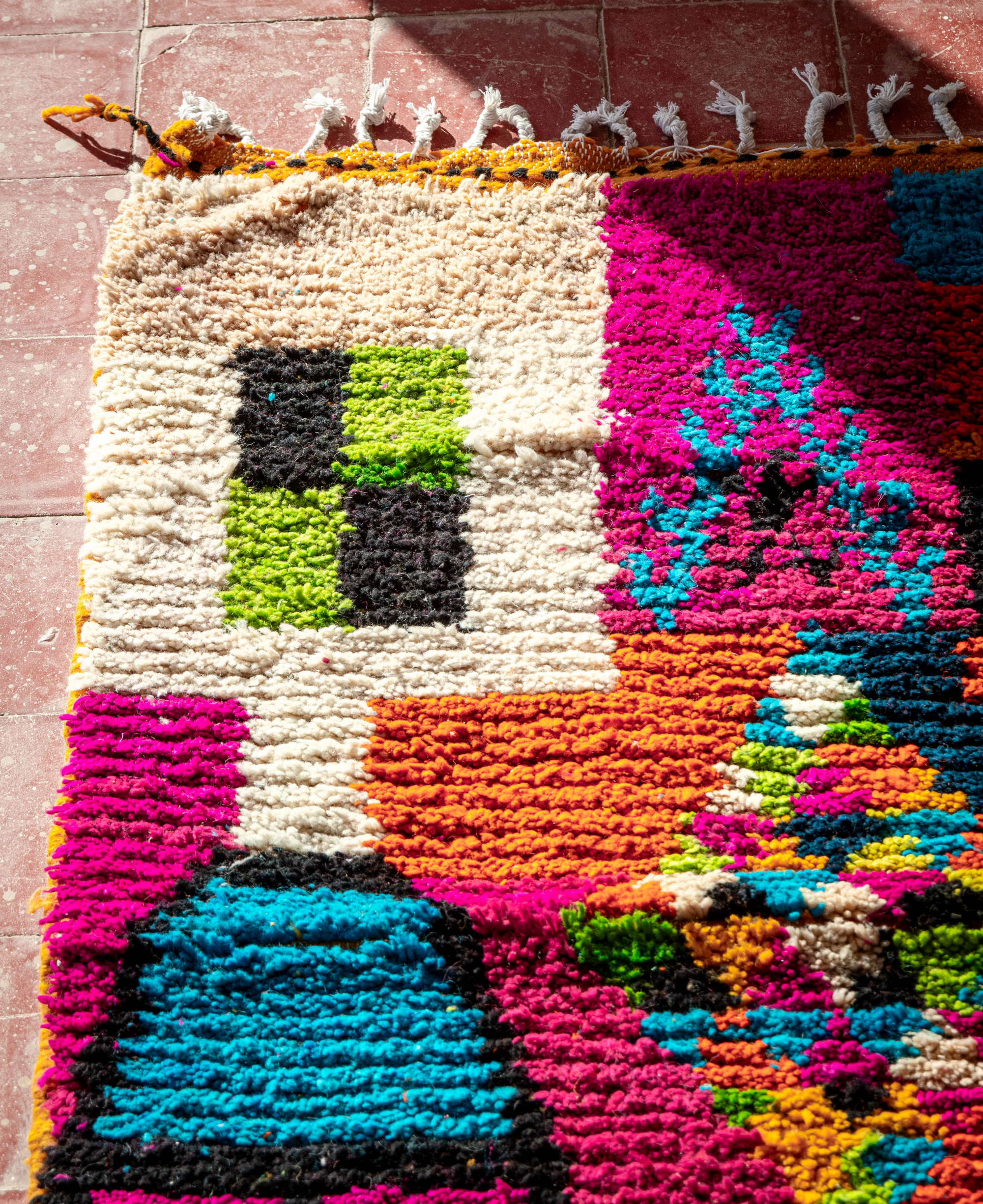 Moroccan Berber Beni Ourain Rug
