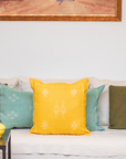 Handmade Moroccan Cactus Silk Cushion Cover - 28