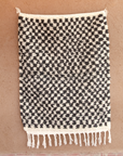 Moroccan Checkered Wool Rug