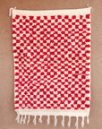 Moroccan Checkered Wool Rug