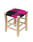 Moroccan Handmade Stool Braided Rope Weaving, 008