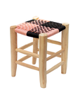 Moroccan Handmade Stool Braided Rope Weaving, 012