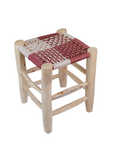 Moroccan Handmade Stool Braided Rope Weaving, 20