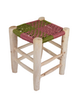 Moroccan Handmade Stool Braided Rope Weaving, 21