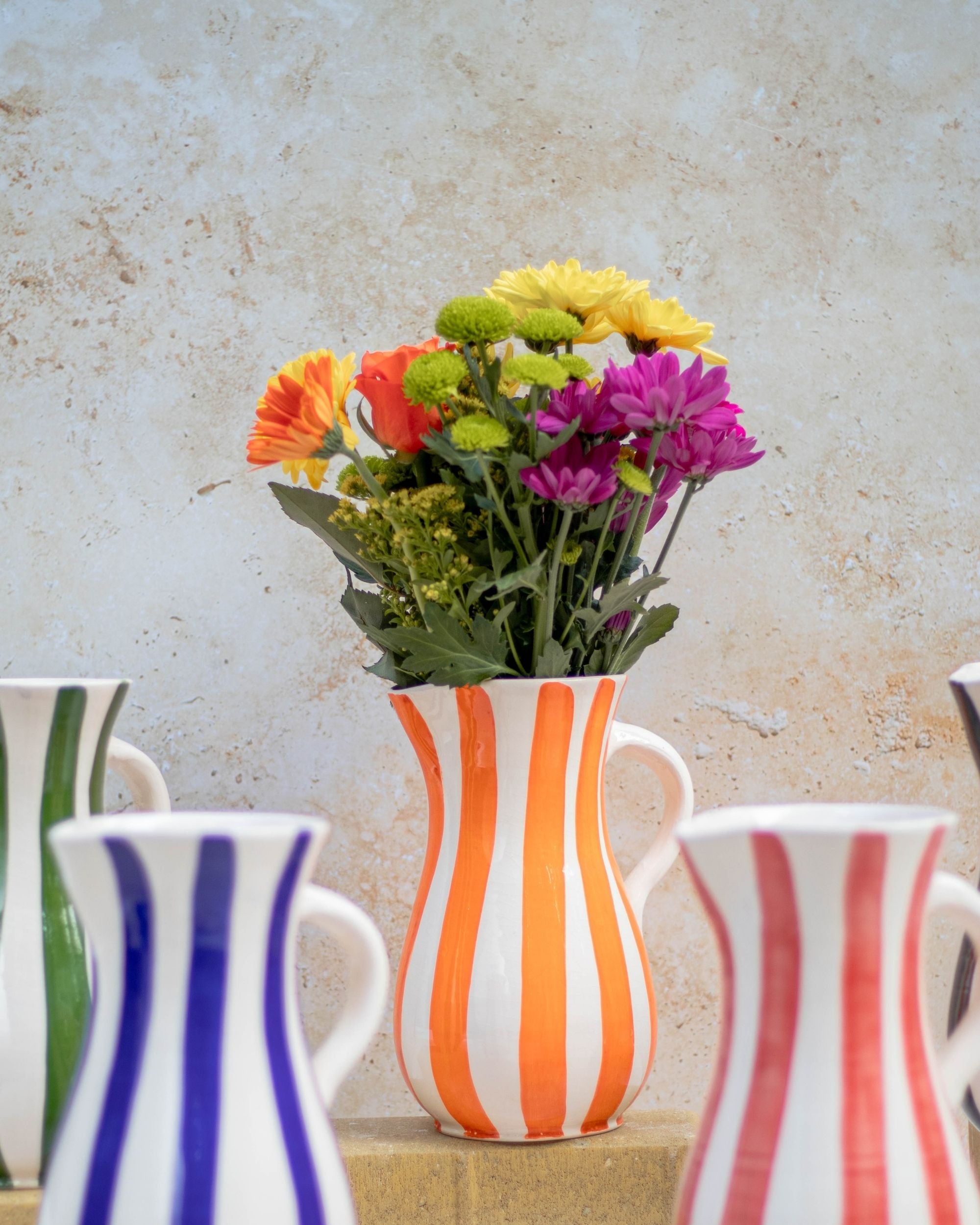Moroccan Striped Large Jug