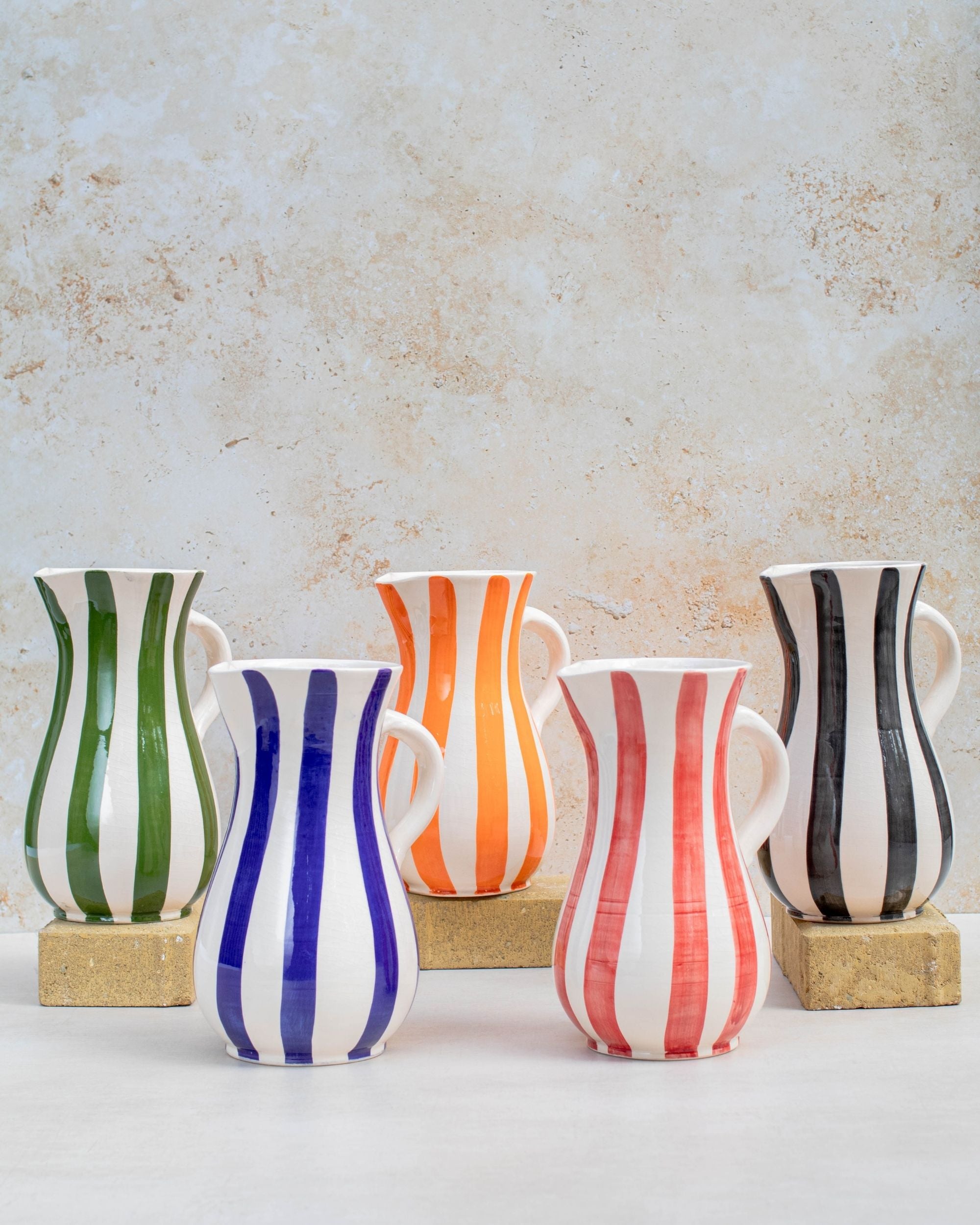 Moroccan Striped Large Jug