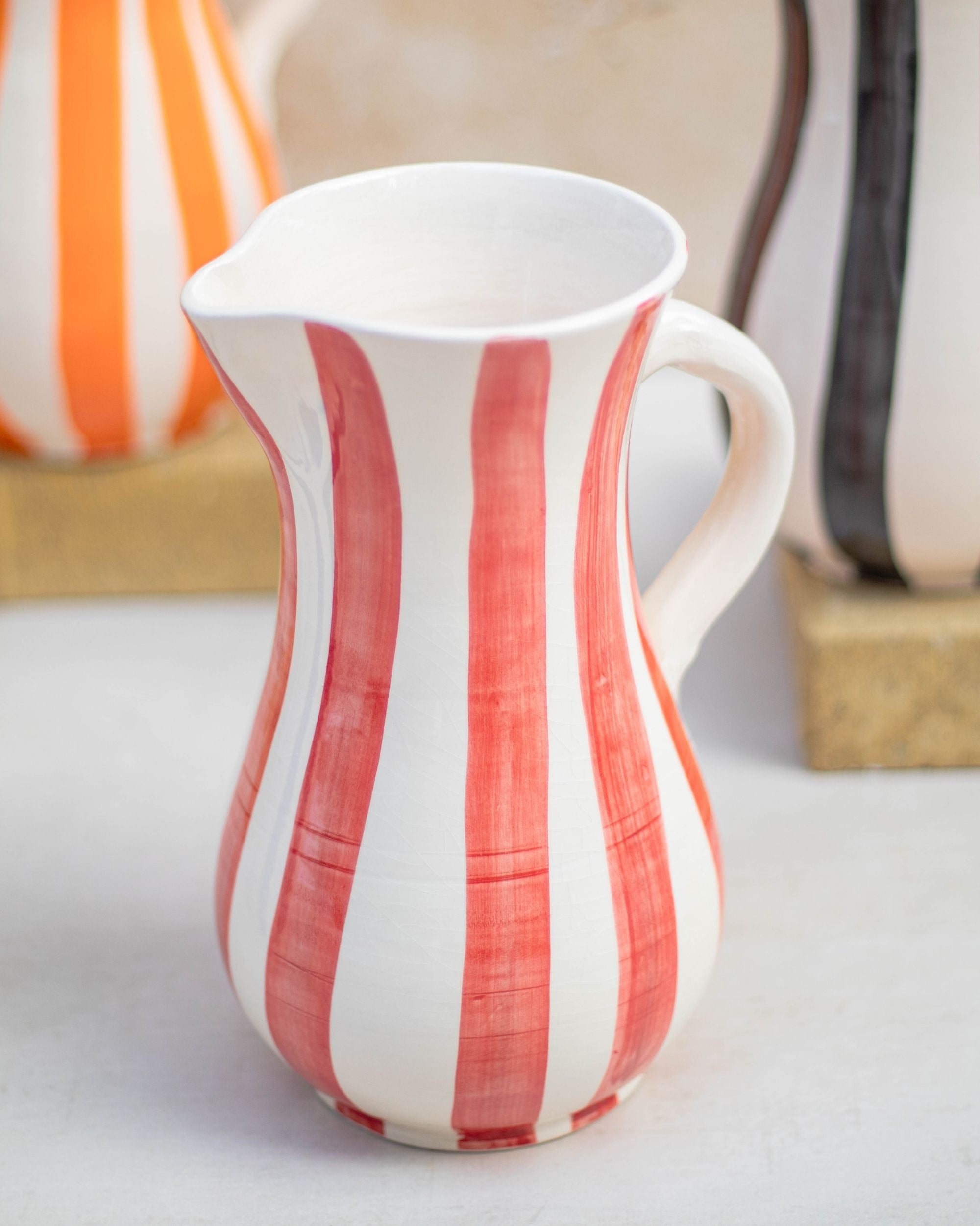 Moroccan Striped Large Jug