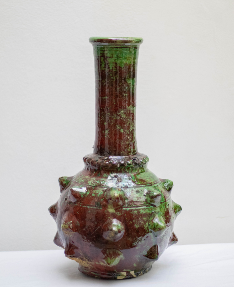 Moroccan Tamegroute Pottery Vase – Maison Berber