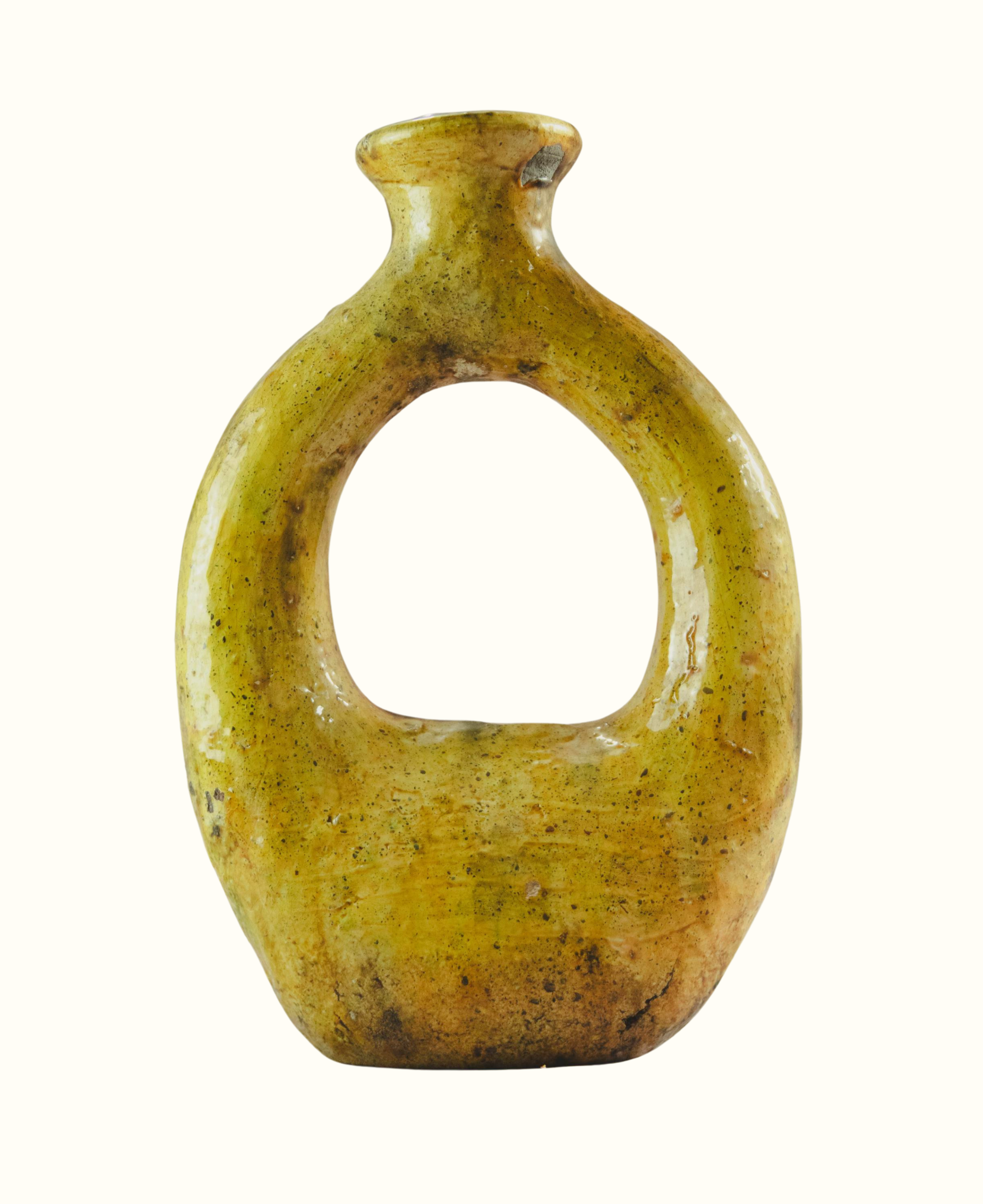 Handmade Moroccan Tamegroute Sculpture Candleholder