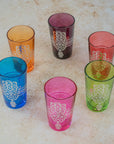 Moroccan Tea Glasses — Hand-Painted Set of