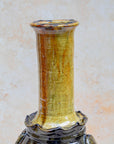 Moroccan ceramic vase with raised disc details
