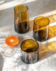 Recycled Moroccan Amber Tumbler/Highball Glass