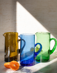 Recycled Moroccan Glass Beldi Water Jug