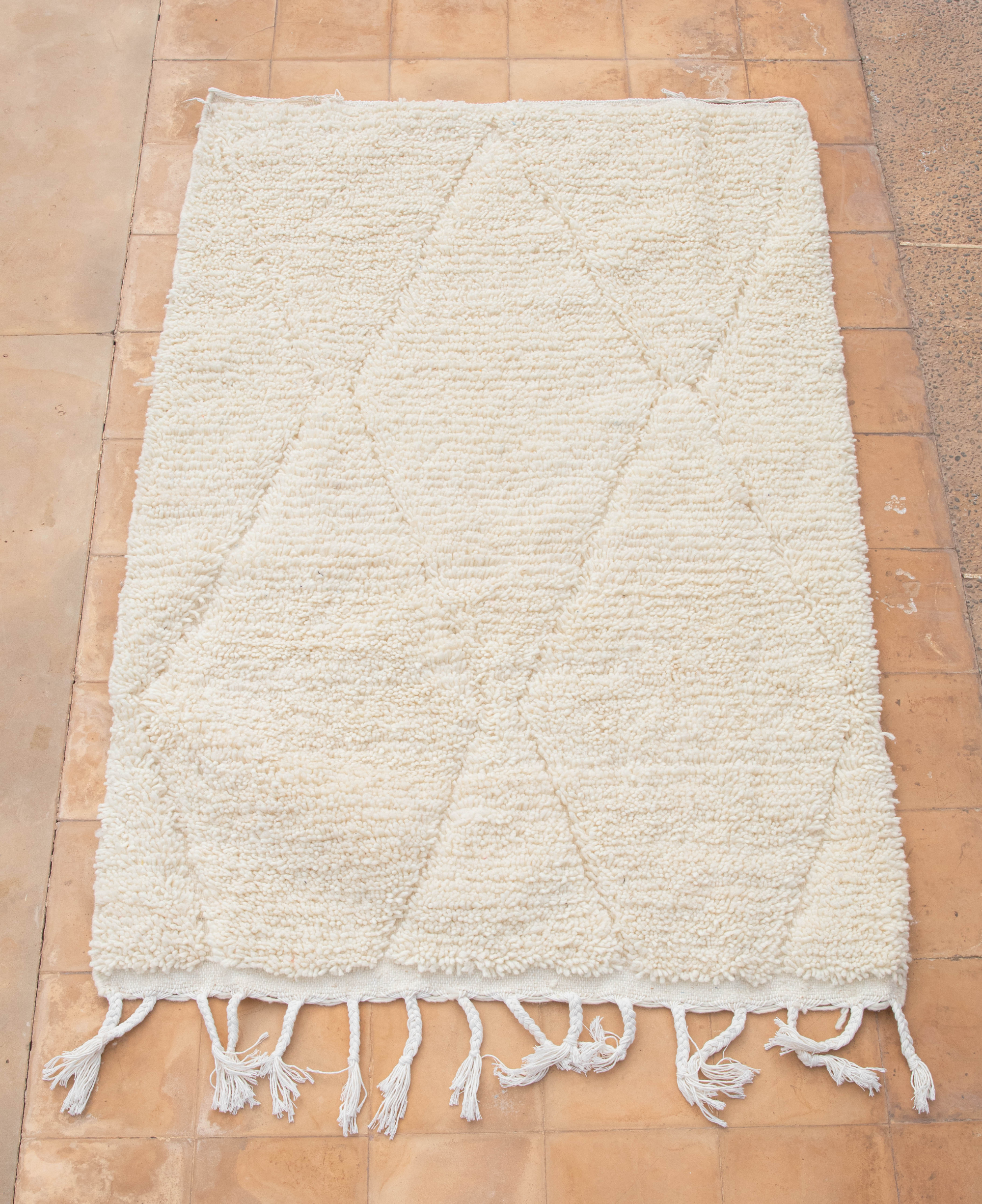 Shag Moroccan Beni Ourain Rug