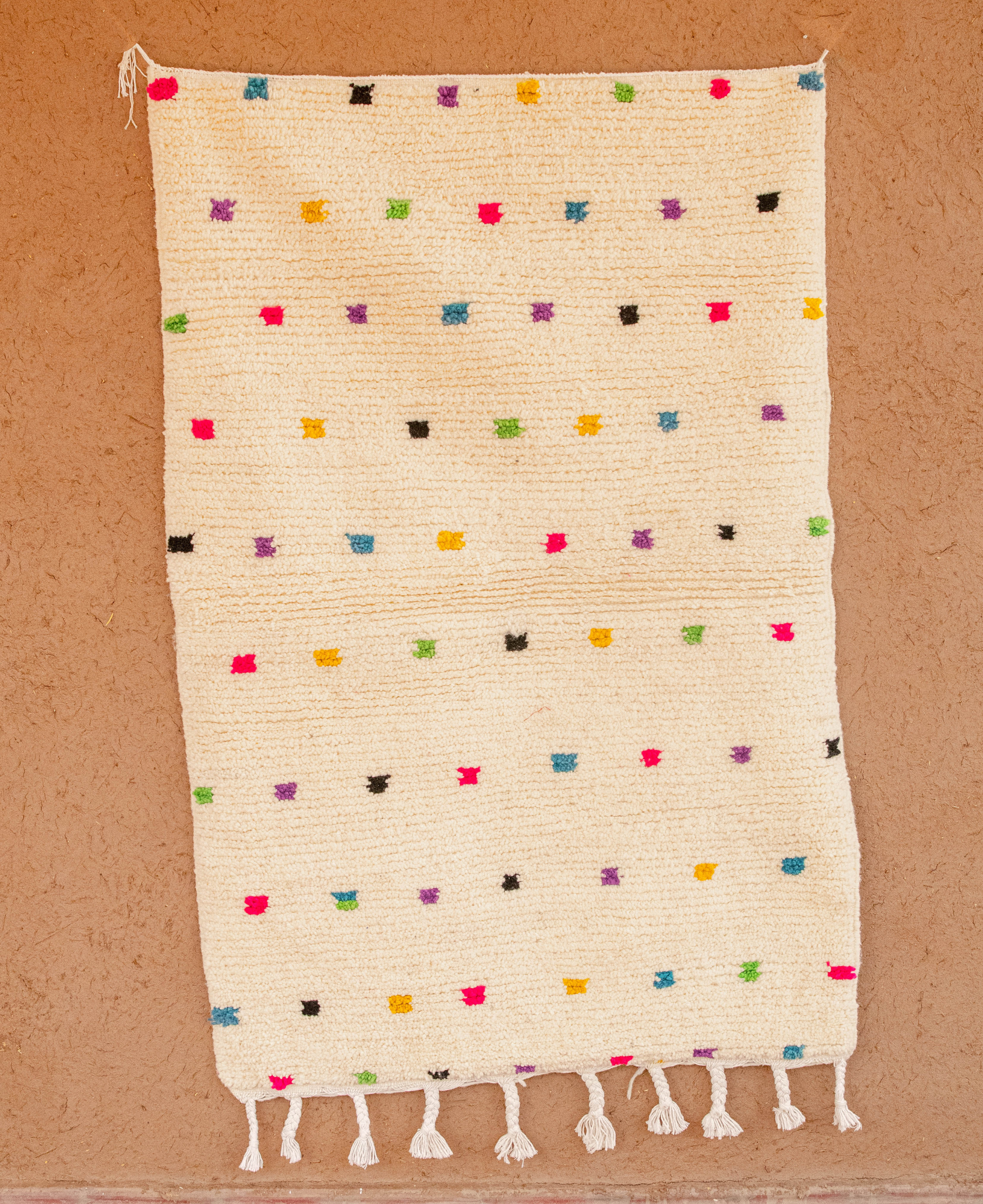 Shag Moroccan Multicolour Rug
