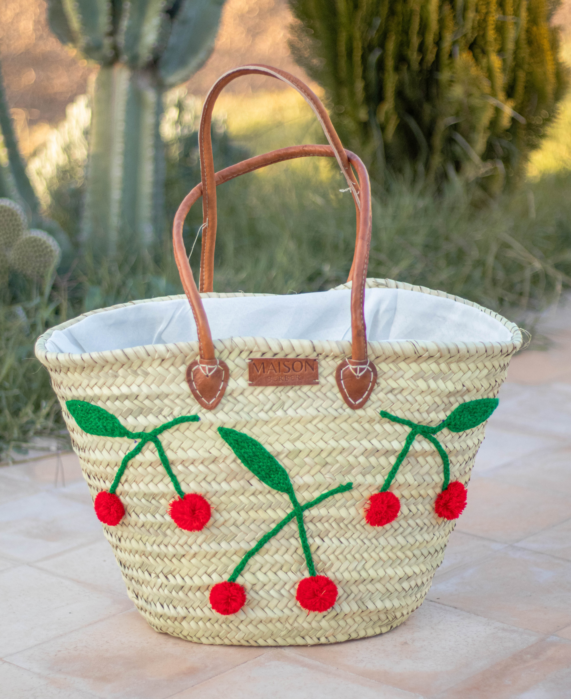 Straw Shopper Baskets