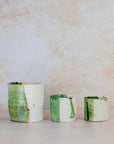 Moroccan Tamegroute Half-Glazed Planter
