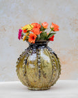 Artisan Tamegroute vase crafted in southern Morocco