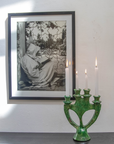 Vintage Tamegroute Handmade Candlestick Holder