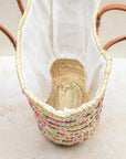Interior view – cotton lining with drawstring closure