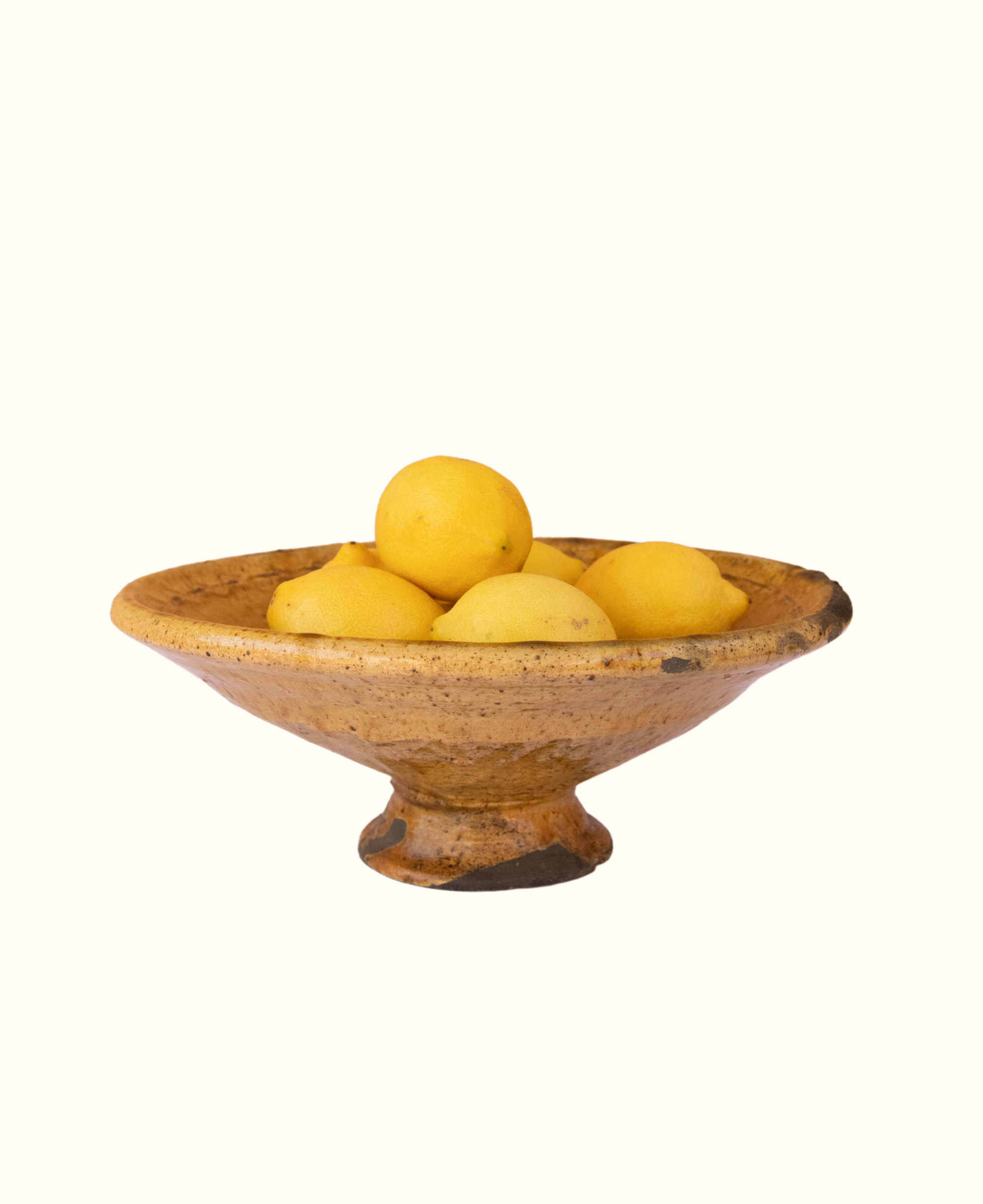 Handmade Tamegroute Pottery Serving Platter Bowl 