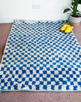 Moroccan Handmade Checkerboard Rug - Checkered Rugs  317x196cm (Mina)