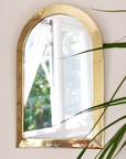 Moroccan Handcrafted Brass Mirror