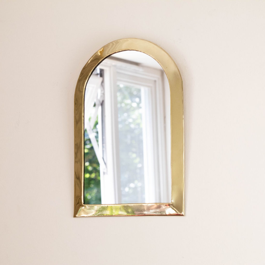 Moroccan Handcrafted Brass Mirror