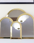 Moroccan Handcrafted Brass Mirror