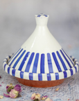 Moroccan Ceramic Serving Tagine Pot and Lid