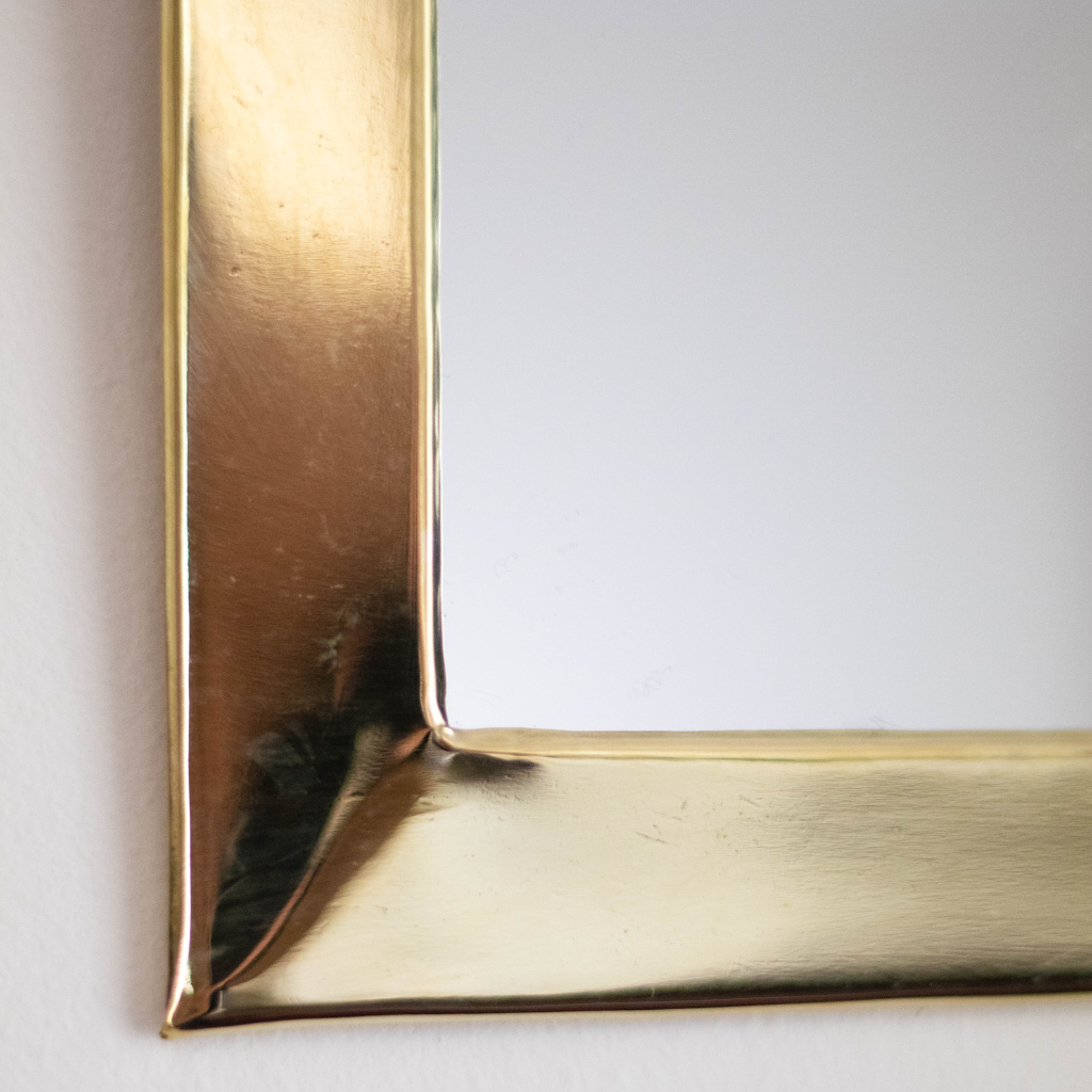 Moroccan Handcrafted Brass Mirror