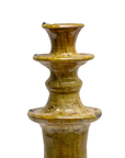 Moroccan Vintage Tamegroute Ochre Candlestick Holder