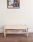 Moroccan Laurel Wood Bench Seat