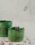 Moroccan Vintage Tamegroute Planter/Pot - Handmade Ceramic Glazed Pottery- Decorative Pot - Plant Pot 