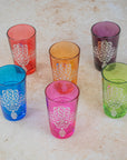 Moroccan Tea Glasses — Hand-Painted Set of 