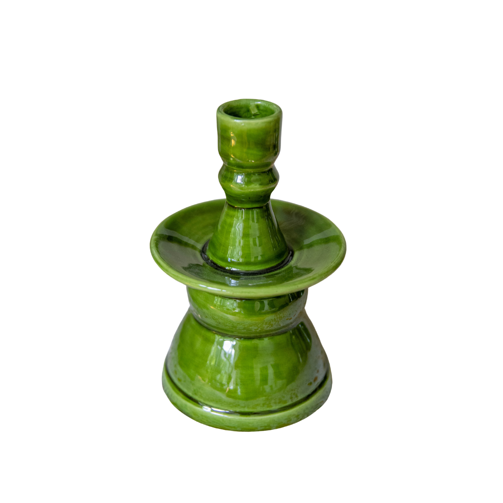 Handmade Tamegroute Candlestick Candleholder