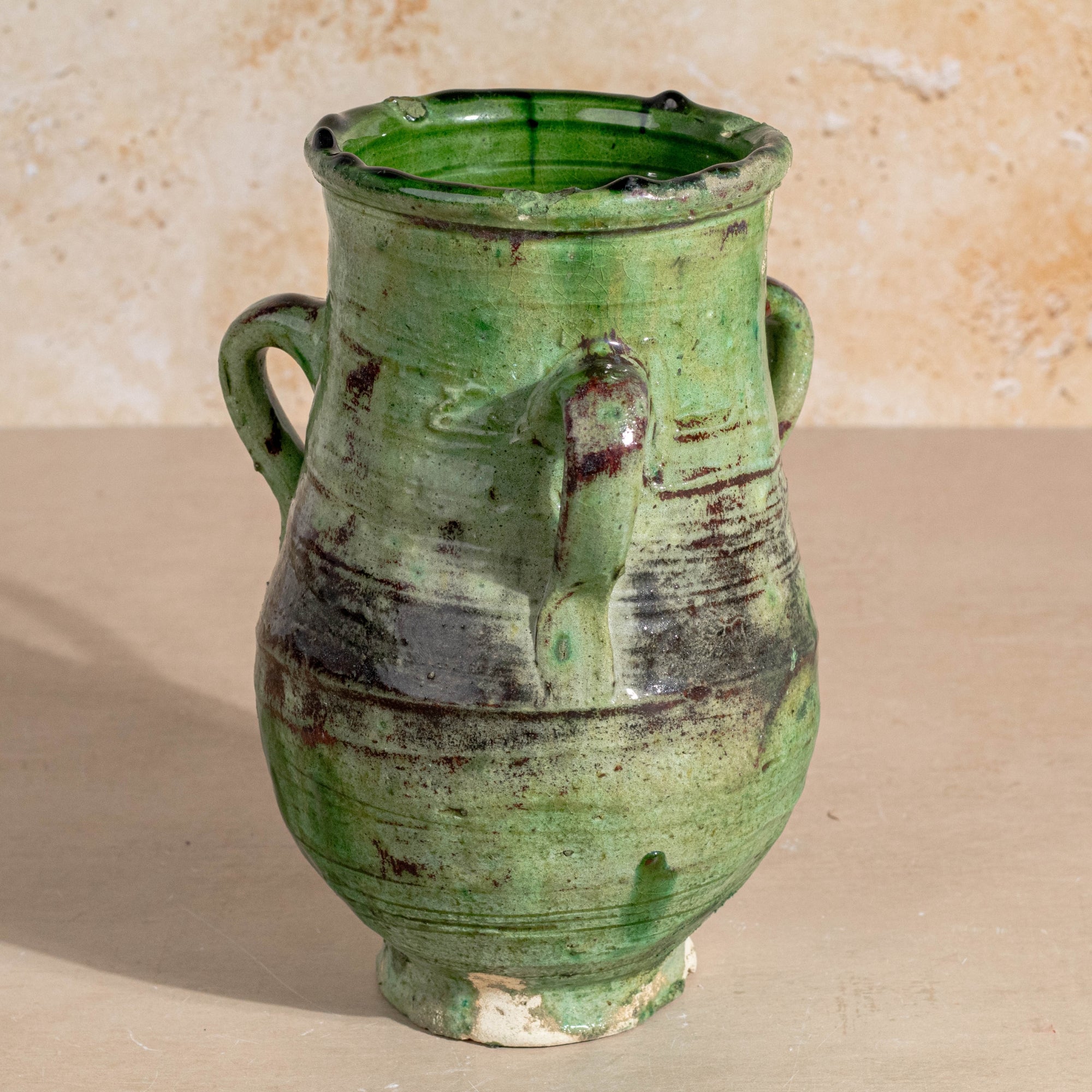 Handmade Tamegroute Vase - Green