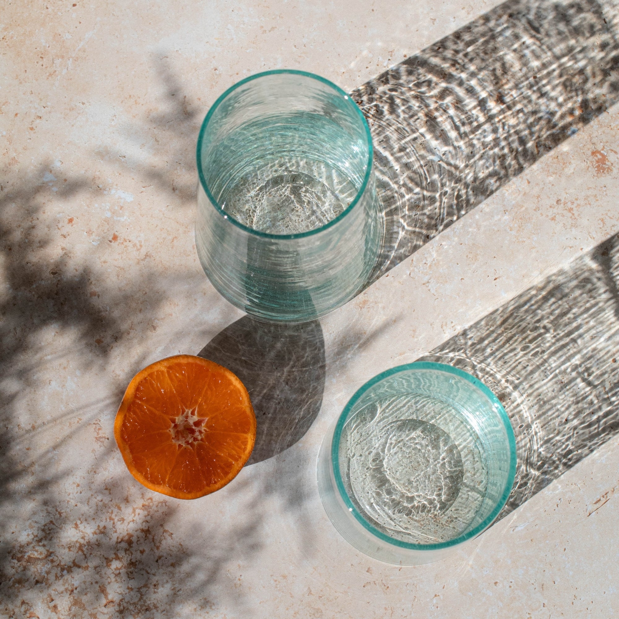 Handmade Moroccan Beldi Glass - Clear