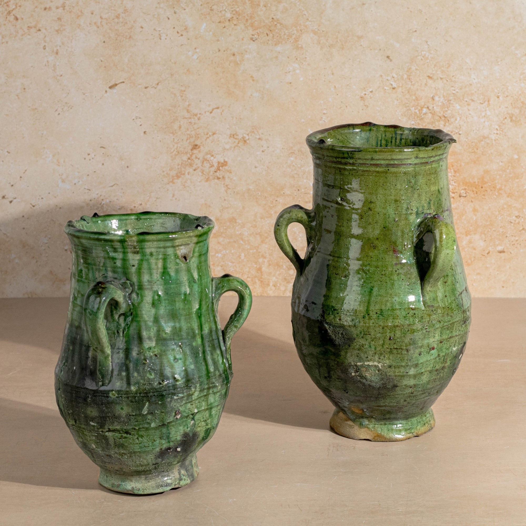 Handmade Tamegroute Vase - Green