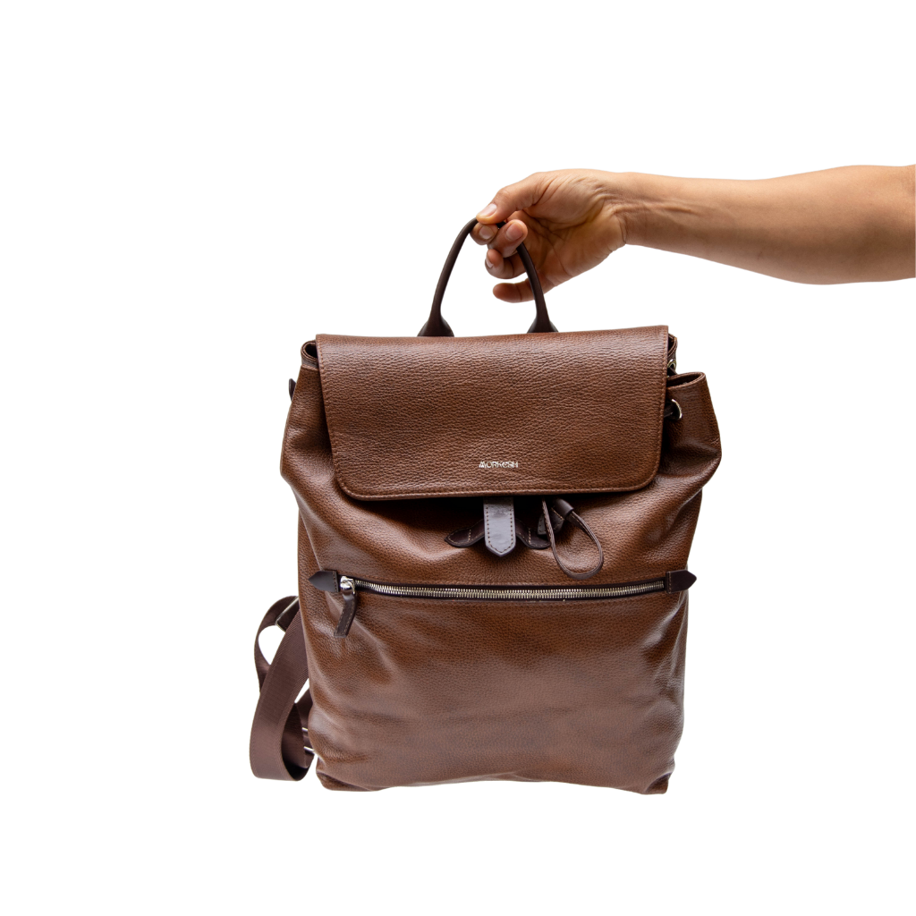 Leather Laptop Backpack - Stylish Men's & Women's Bag