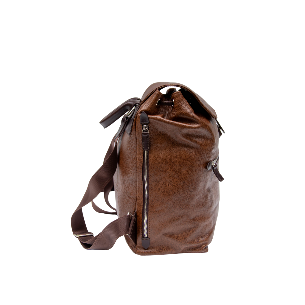 Leather Laptop Backpack - Stylish Men's & Women's Bag